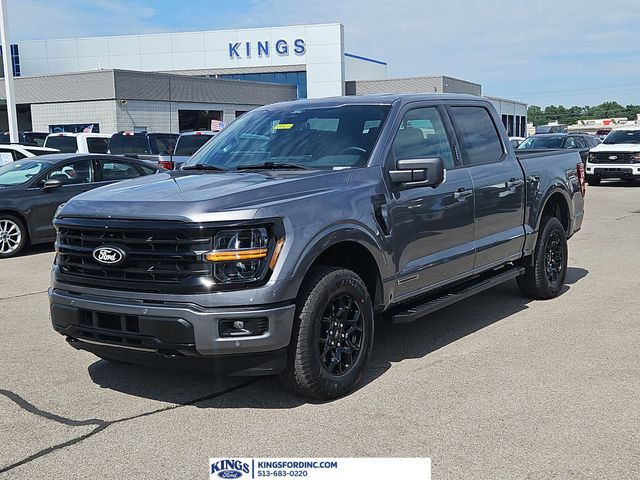 Carbonized Gray Metallic 2024 Ford F-150 XLT SuperCrew 4WD Pickup Truck Four-Wheel Drive Automatic