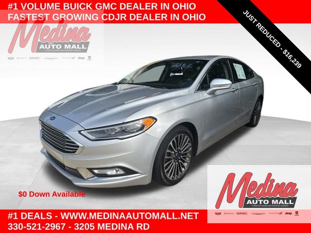 Ingot Silver Metallic 2018 Ford Fusion Sedan All-Wheel Drive 6-Speed Automatic