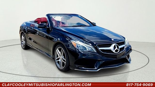 Black 2017 Mercedes-Benz E-Class E 400 Cabriolet Convertible Rear-Wheel Drive 7-Speed Automatic