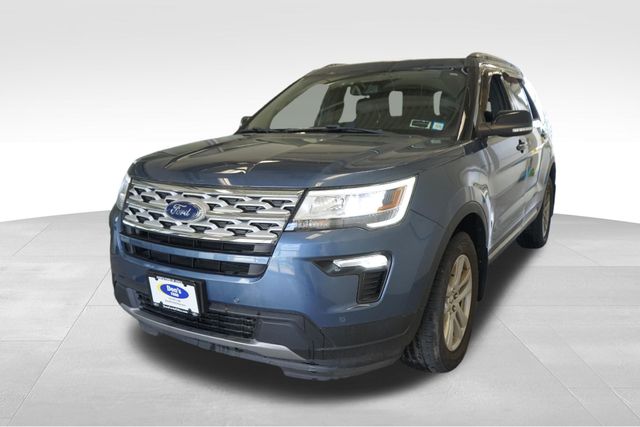 Blue Metallic 2018 Ford Explorer SUV / Crossover All-Wheel Drive 6-Speed Automatic