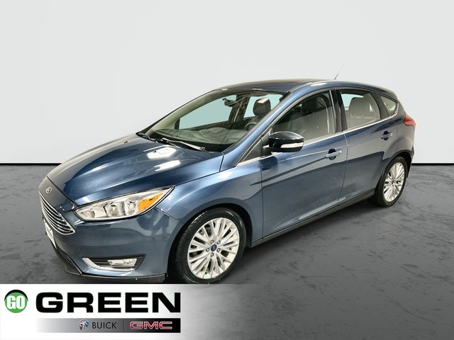 Blue Metallic 2018 Ford Focus Hatchback Front-Wheel Drive 6-Speed Automatic