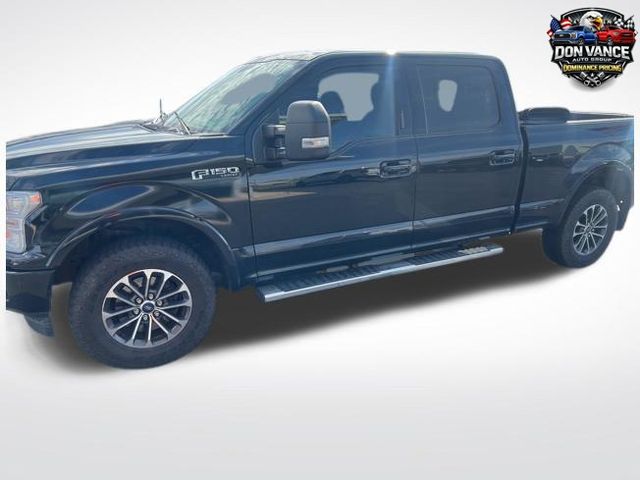 Black 2018 Ford F-150 Lariat SuperCrew LB 4WD Pickup Truck Four-Wheel Drive Automatic