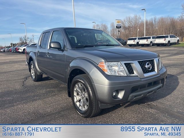 Gray (Gun Metallic) 2020 Nissan Frontier SV Crew Cab 4WD Pickup Truck Four-Wheel Drive 9-Speed Automatic