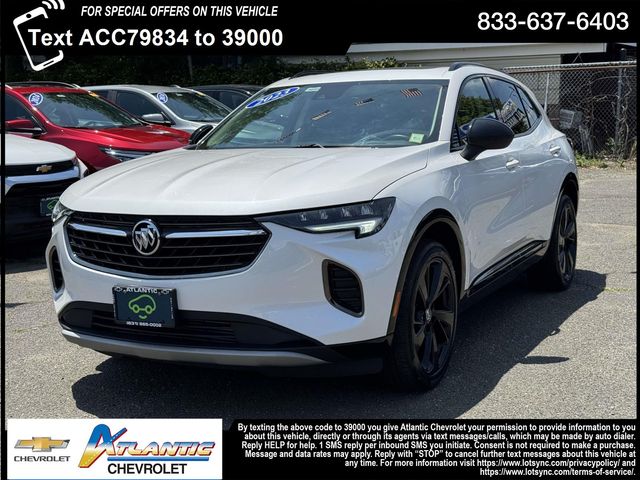 White Frost 2023 Buick Envision Essence AWD SUV / Crossover All-Wheel Drive 9-Speed Automatic