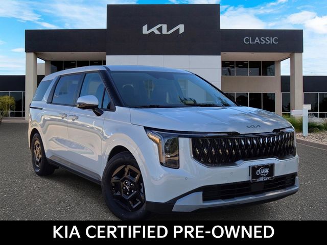 Snow White Pearl 2025 Kia Carnival LXS FWD Minivan Front-Wheel Drive 8-Speed Automatic