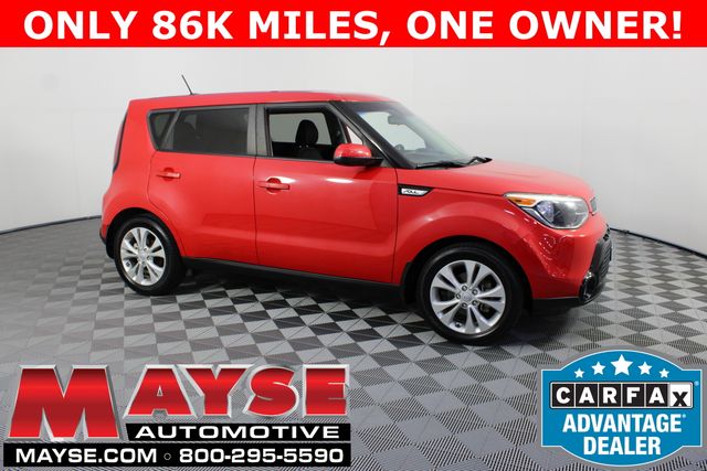 Inferno Red 2016 Kia Soul + Wagon Front-Wheel Drive 6-Speed Automatic