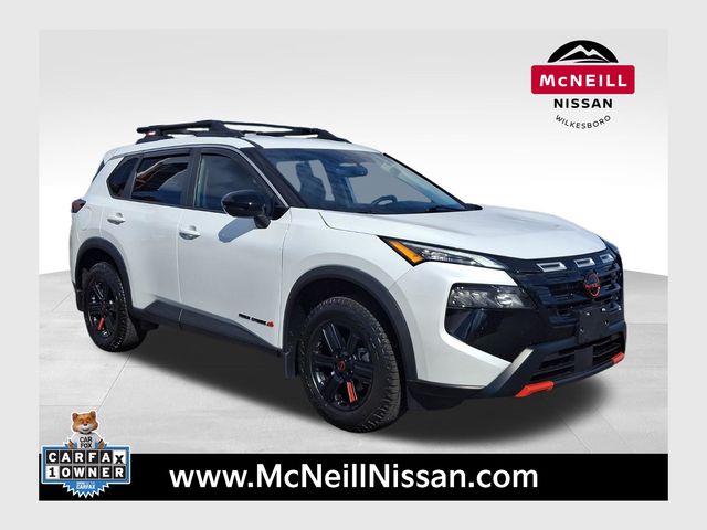 Everest White Pearl 2025 Nissan Rogue Rock Creek AWD SUV / Crossover All-Wheel Drive Continuously Variable Transmission