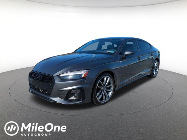 Gray 2024 Audi A5 Sportback quattro Premium S Line 45 TFSI AWD Sedan All-Wheel Drive 7-Speed Automatic