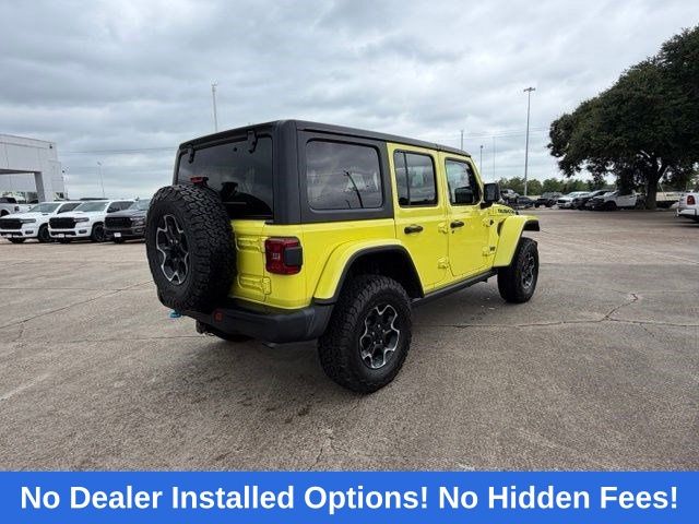 2023 Jeep Wrangler Rubicon 4xe Yellow at DeMontrond Gulf Freeway