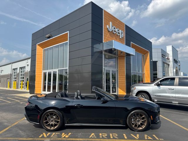 Shadow Black 2025 Ford Mustang Convertible Rear-Wheel Drive Automatic