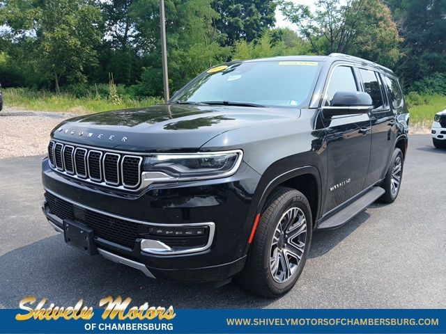 Diamond Black Crystal Pearlcoat 2024 Jeep Wagoneer SUV / Crossover Four-Wheel Drive 8-Speed Automatic