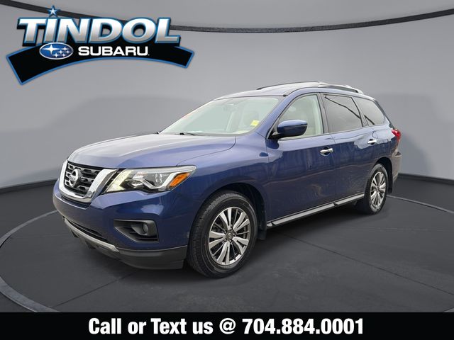 Caspian Blue 2018 Nissan Pathfinder SUV / Crossover Front-Wheel Drive Continuously Variable Transmission