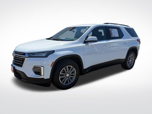 Summit White 2022 Chevrolet Traverse SUV / Crossover Four-Wheel Drive 9-Speed Automatic
