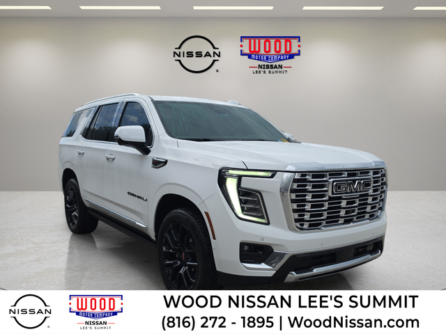 Summit White 2025 GMC Yukon SUV / Crossover Four-Wheel Drive
