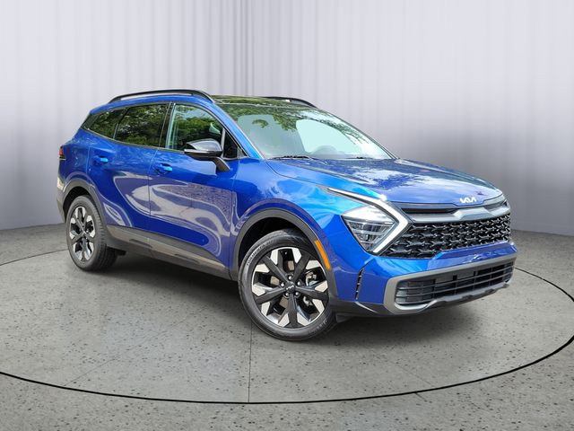 Sapphire Blue 2024 Kia Sportage SUV / Crossover All-Wheel Drive 8-Speed Automatic