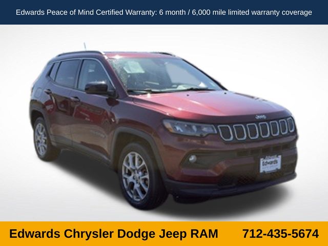 Velvet Red Pearlcoat 2022 Jeep Compass SUV / Crossover Four-Wheel Drive 9-Speed Automatic