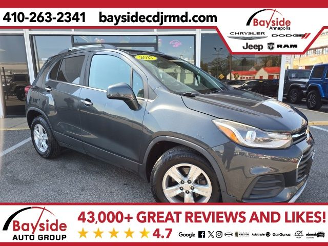 Nightfall Gray Metallic 2017 Chevrolet Trax LT FWD SUV / Crossover Front-Wheel Drive 6-Speed Automatic