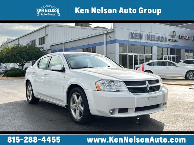 Stone White Clearcoat 2009 Dodge Avenger Sedan Front-Wheel Drive 6-Speed Automatic