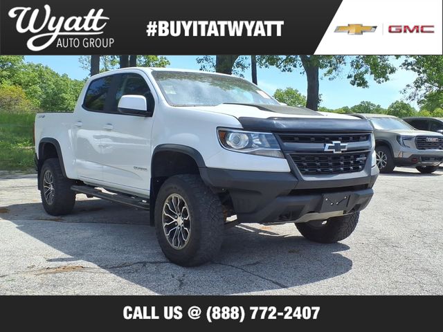 Summit White 2019 Chevrolet Colorado ZR2 Crew Cab 4WD Pickup Truck Four-Wheel Drive 8-Speed Automatic