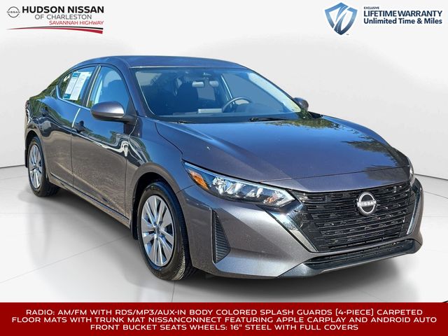Gray (Gun Metallic) 2025 Nissan Sentra Sedan Front-Wheel Drive Continuously Variable Transmission