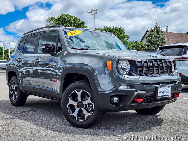 Sting-Gray Clearcoat 2022 Jeep Renegade SUV / Crossover Four-Wheel Drive 9-Speed Automatic