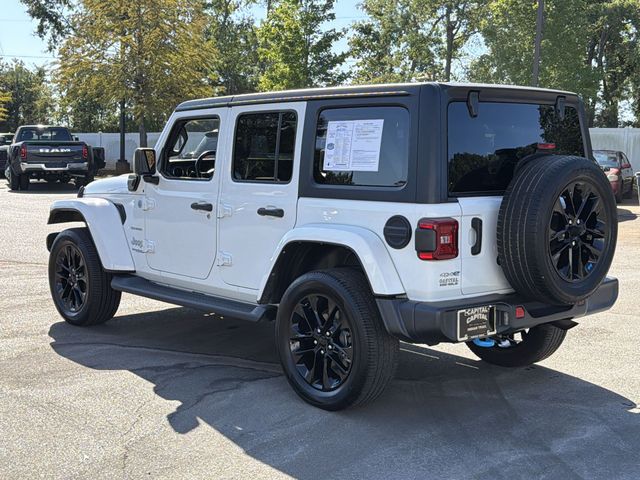 Used 2022 White Jeep Unlimited Sahara 4xe image 11