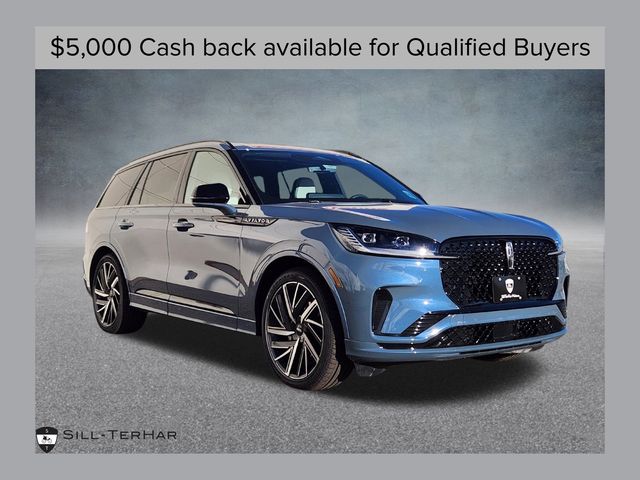 Whisper Blue Metallic Clearcoat 2026 Lincoln Aviator SUV / Crossover All-Wheel Drive Automatic