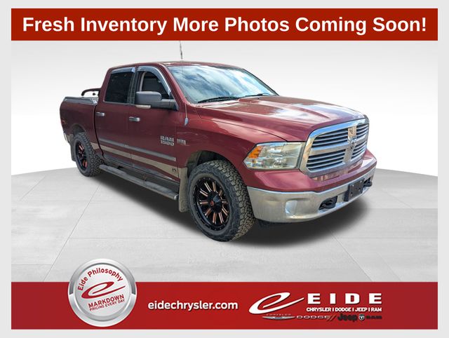 Deep Cherry Red Crystal Pearlcoat 2013 RAM 1500 Pickup Truck Four-Wheel Drive 6-Speed Automatic