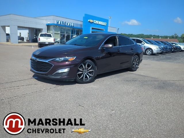 Black Cherry Metallic 2020 Chevrolet Malibu Sedan Front-Wheel Drive Continuously Variable Transmission