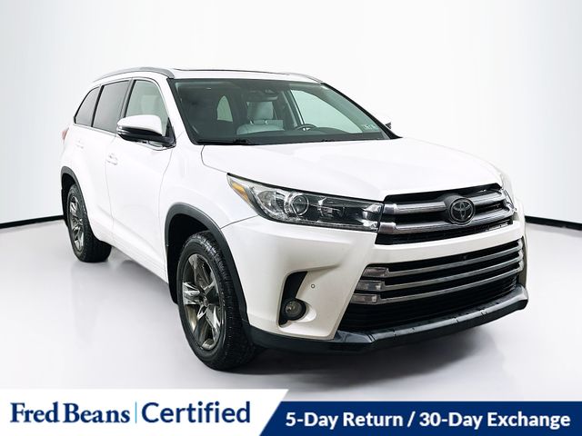 2018 Toyota Highlander Limited Platinum AWD