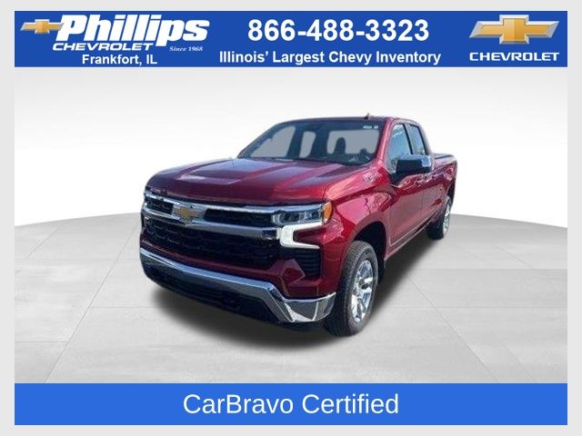 Cherry Red Tintcoat 2022 Chevrolet Silverado 1500 LT Double Cab 4WD Pickup Truck Four-Wheel Drive 8-Speed Automatic