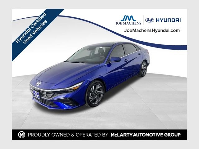 Intense Blue 2025 Hyundai Elantra Sedan Front-Wheel Drive Continuously Variable Transmission