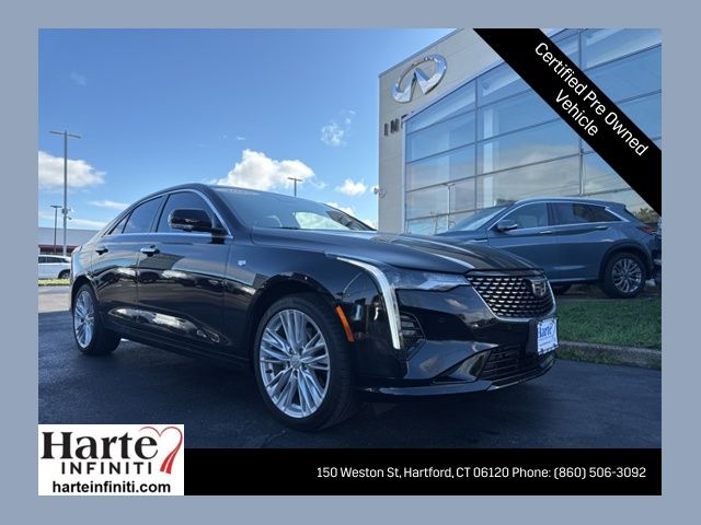 Black Raven 2025 Cadillac CT4 Premium Luxury AWD Sedan All-Wheel Drive 8-Speed Automatic