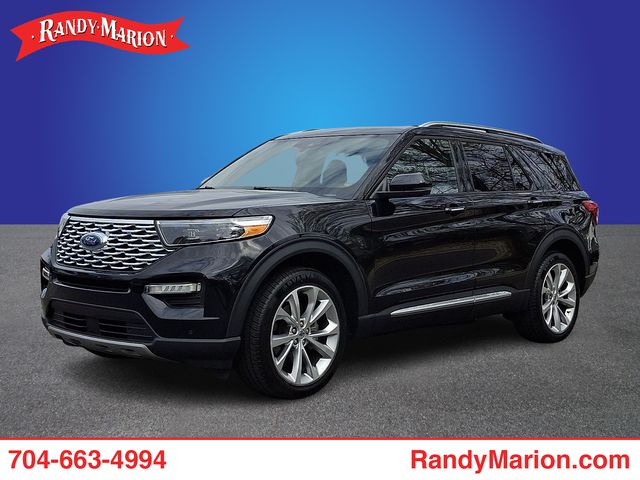 Agate Black Metallic 2023 Ford Explorer Platinum AWD SUV / Crossover All-Wheel Drive Automatic