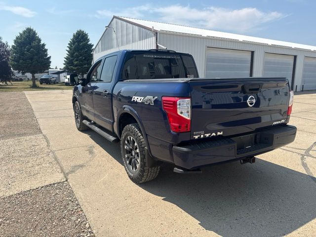 2019 Deep Blue Pearl Nissan Titan PRO-4X 4X4 Truck