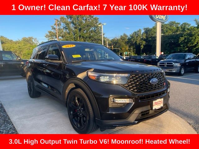 Agate Black Metallic 2023 Ford Explorer SUV / Crossover All-Wheel Drive Automatic