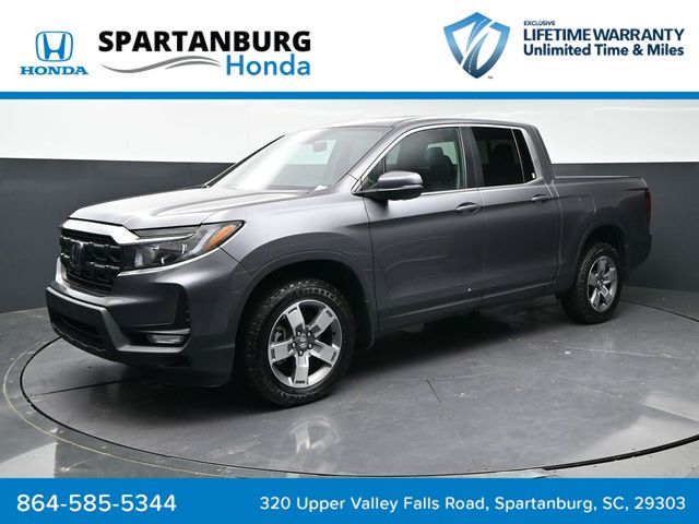 Gray (Modern Steel) 2024 Honda Ridgeline RTL AWD Pickup Truck All-Wheel Drive 9-Speed Automatic