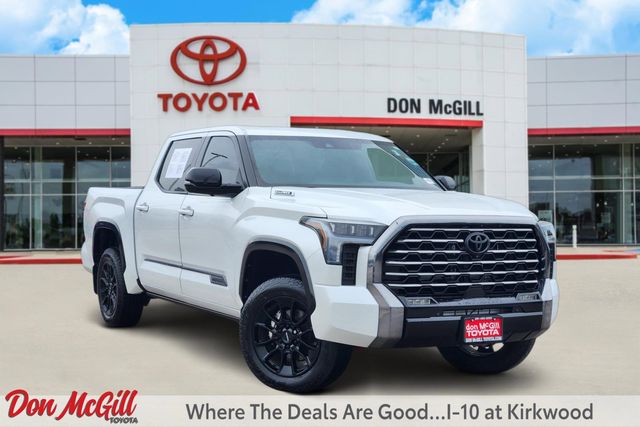 2024 Toyota Tundra Hybrid Limited Beige at Gullo Toyota