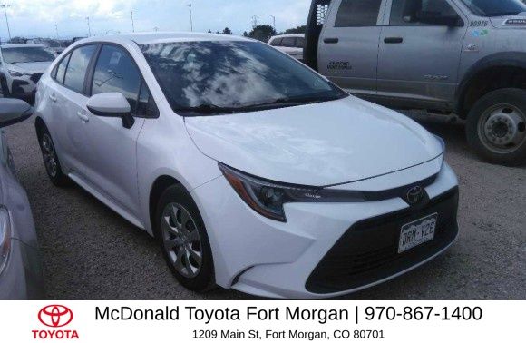 Ice Cap 2025 Toyota Corolla Sedan Front-Wheel Drive Continuously Variable Transmission