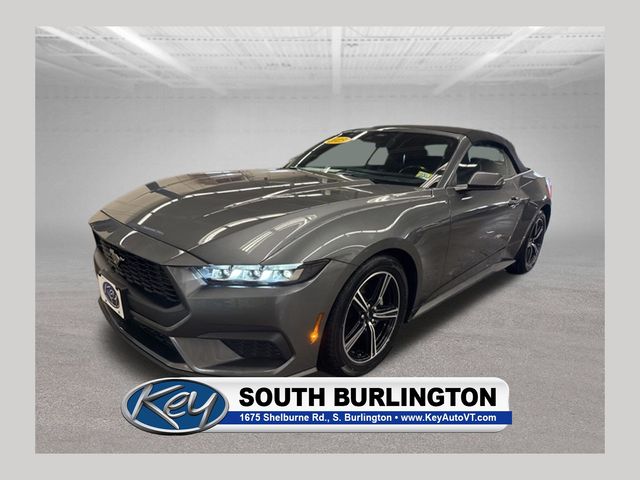 Gray Metallic 2025 Ford Mustang EcoBoost Premium Convertible RWD Convertible Rear-Wheel Drive Automatic