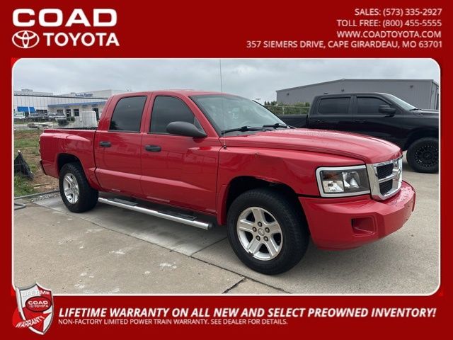 Flame Red Clearcoat 2011 RAM Dakota 5-Speed Automatic