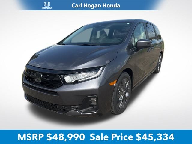 Gray (Modern Steel Metallic) 2026 Honda Odyssey Touring FWD Minivan Front-Wheel Drive Automatic