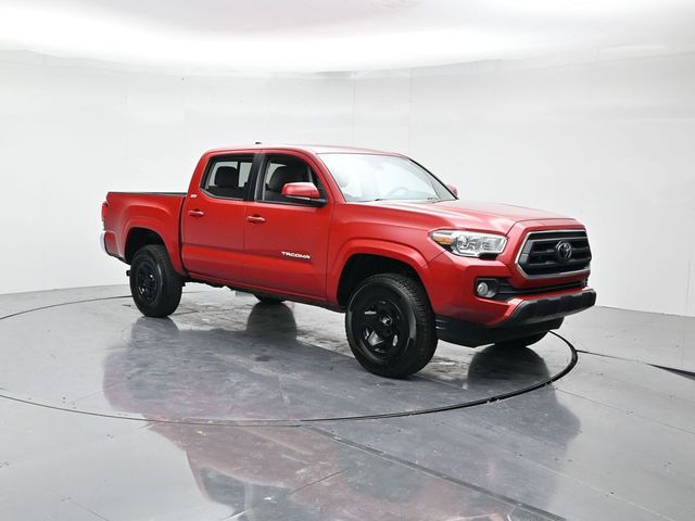 Barcelona Red Metallic 2023 Toyota Tacoma SR I4 Double Cab RWD Pickup Truck 4X2 6-Speed Automatic