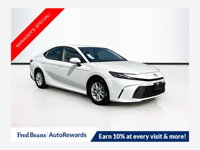 Ice Cap 2025 Toyota Camry Sedan Front-Wheel Drive Continuously Variable Transmission
