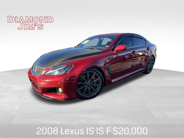 Red 2008 Lexus IS F RWD Sedan Rear-Wheel Drive 8-Speed Dual Clutch