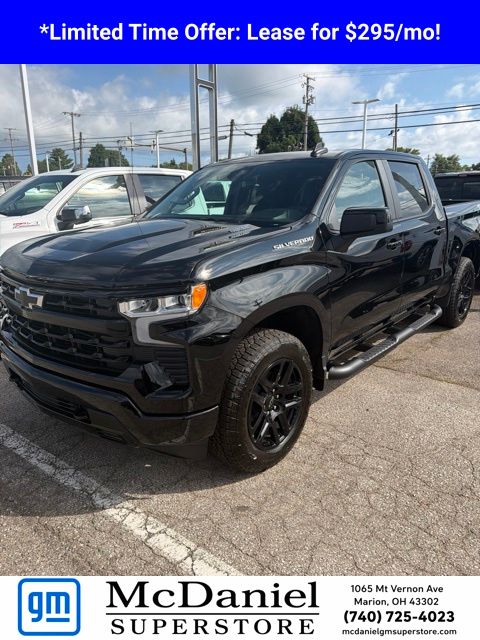 Black 2026 Chevrolet Silverado 1500 Pickup Truck Four-Wheel Drive 8-Speed Automatic