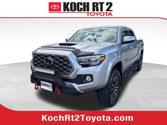 Silver Sky Metallic 2021 Toyota Tacoma Pickup Truck Four-Wheel Drive 6-Speed Manual