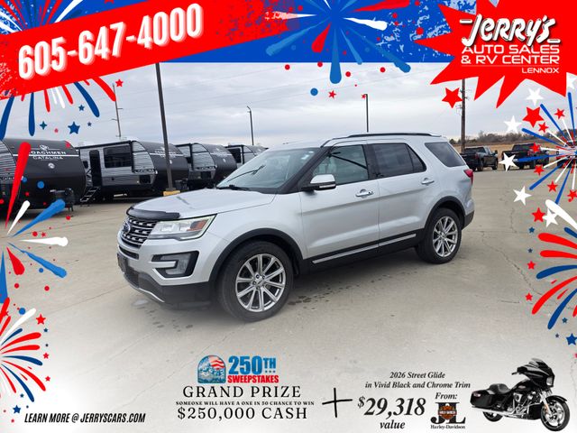 Silver 2017 Ford Explorer Limited AWD SUV / Crossover All-Wheel Drive 6-Speed Automatic