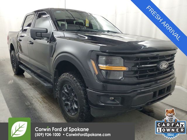 Agate Black Metallic 2024 Ford F-150 Pickup Truck Four-Wheel Drive Automatic