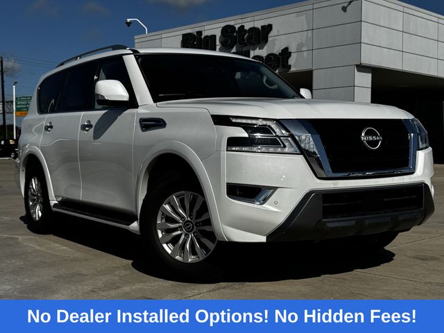 2024 Nissan Armada SV White at DeMontrond Ford